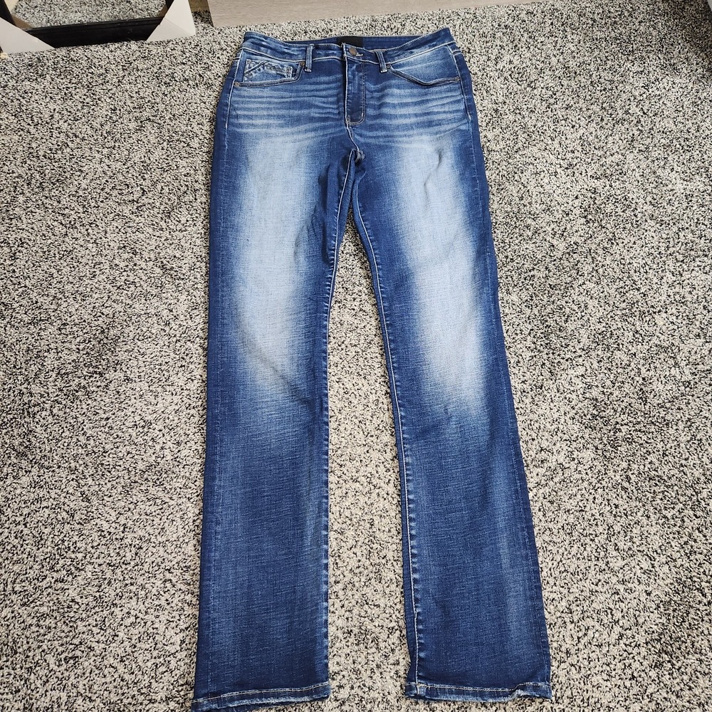 Buckle Black Fit No 93 Straight Leg Jeans Darkwash Stretch Women's Size 31x33.5